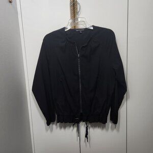 Athleta Zip Front Long Sleeve Jacket Size XS Black